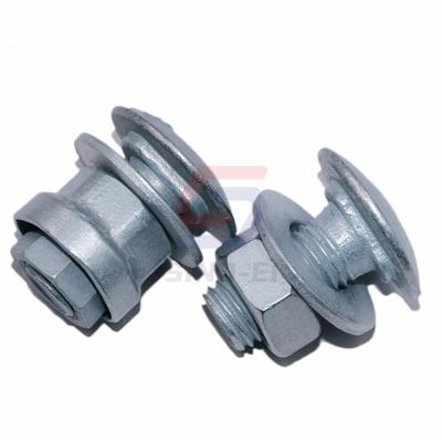 China Easily Assembled Q235B Q345B Steel Highway Guardrail Accessories Bolt And Nut For Sale for sale