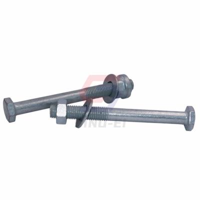 China Easily Assembled Hot Dip Galvanized Highway Guardrail Accessories Bolt And Nut For Sale for sale