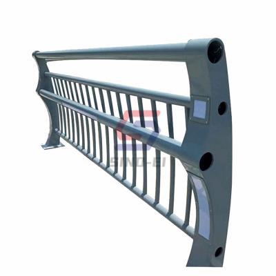 China Q235B Q345B Anti-Corrosion High Quality Steel Road Security Barrier Bridge Guardrail For Sale for sale