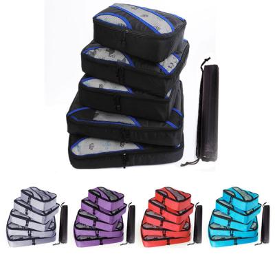 China Waterproof 7 Pcs / Set Packing Cubes For Packing Cube Organizers In Various Travel 3 Sizes Luggage for sale