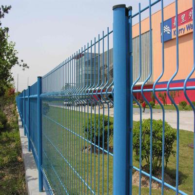 China Easily Assembled Wire Mesh Panel Home Garden V Metal 3D Fold Welded Wire Mesh Fence for sale