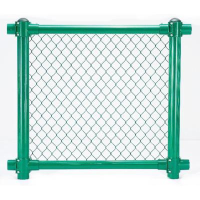 China Easily Assembled Cheap Garden Fences For Sale High Security Fence Panel Galvanized Chain Link Fence Wire Mesh for sale