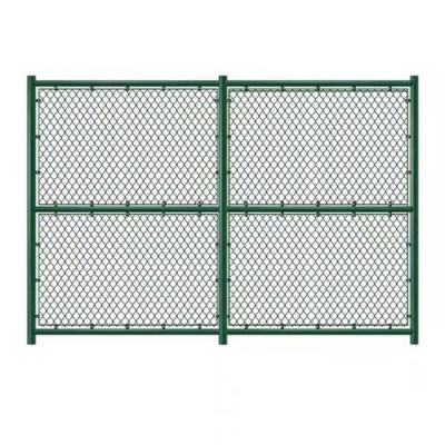 China China Factory Easily Assembled Galvanized Chain Link Fence Price Iron Wire Mesh Chain Link Fencing For Sale for sale