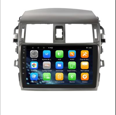 China GPS 2.5D Tempered Glass Touch Screen Car Multimedia Player Capacitive Radio Stereo Gps Android for sale