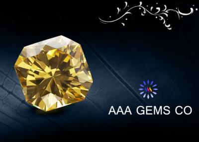 China Amarillo/verde/suposición de Moissanite de la joyería del granate que corta Shap en venta