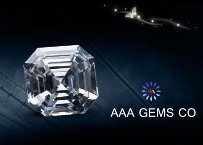 China Kleurloos Scherp de Vormlaboratorium van Asscher gecreeerd moissanite de 4,5 HEREN Diamone Te koop