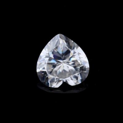 China Einzigartige echte super weiße Fantasie Herz-Form-Diamant Moissanite DEF schnitt alle Größen zu verkaufen