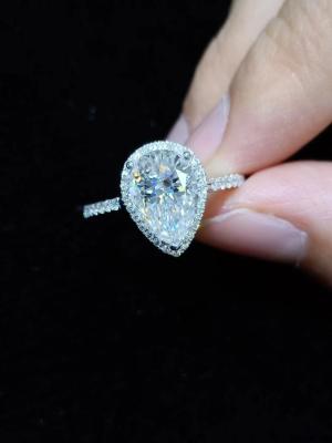 Chine De D.C.A. de gemmes de moissanite anneau de haute qualité jewerly dans 18K, or 14K. à vendre