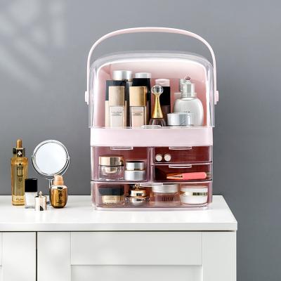 China Sustainable Cosmetic Box Storage Display Boxes Plastic Organizer Jewelry Storage Box for sale