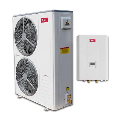 China Outdoor Inverter EVI Heat Pump Air Source DC to Water Heat Pump for House Heating Cooling Hot Water with Remote Control for sale