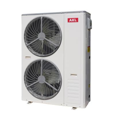 China Home heating evi dc inverter 10kw 15kw 20kw air conditioning ducted air to water heat pump outdoor cooling for sale