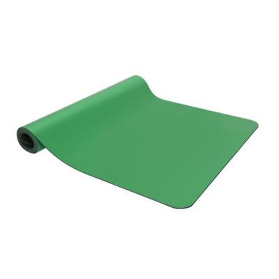 China yoga & Yoga Embossing Pilate Natual Logo Green PU Rubber Mat Color Print for sale