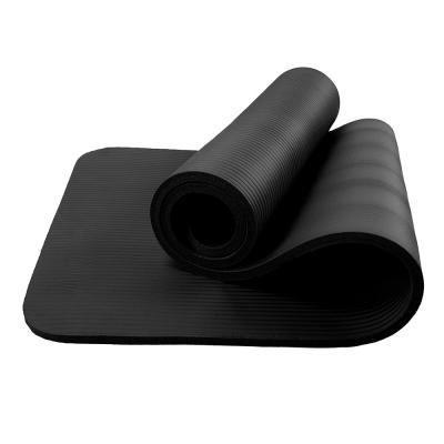 China Non Slip Eco Friendly OEM Organic Foam 7mm Non Slip Fitness NBR Yoga Mat for sale