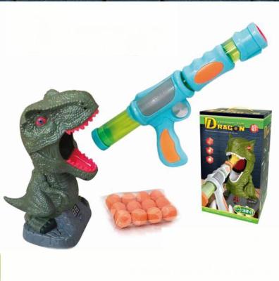 China Electronic Toy High Quality DIY Assembly Shooting Gun Toys Dinosaur Toys Shooting Games Dinosaur Toy Shooting Balls for sale