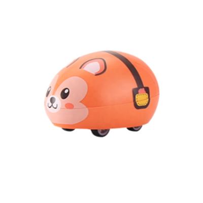 China 6 Styles Shape Cute Hot Child Parent Cute Pet Theft Car Pull Back After Vehicle ABS Magnetic Plastic Mini Animal Car Toys for sale