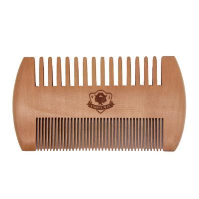 China Home Wholesale Amazon Hot Selling Custom Lice Comb Wooden Hair Comb Beard Comb For Men for sale