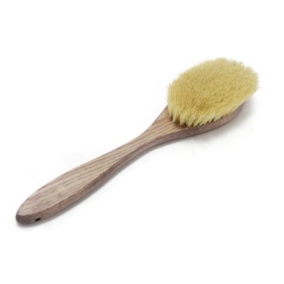 China Long Handle FQ Private Label Sisal Bristle Wooden Bath Brush Manufacturers Bath Brush for sale