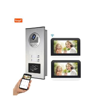 China Aluminum alloy+ABS plastic Wholesale Vdp Smartlife Multi Apartment Video Door Phone Intercom System With Intercom for sale