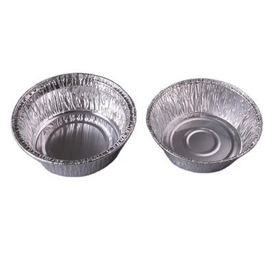 China Cupcake/Aluminum Foil Container 200ml Baking Food Container 4.25 Inch Round Container for sale