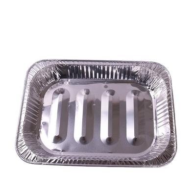 China Eco - Friendly Disposable Aluminum Foil Container Oblong 18