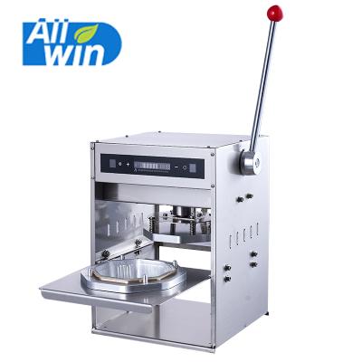 China Food Best Price Manual Aluminum Coffee Capsule Heat Sealing Machine for sale