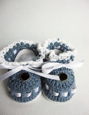 China Cotton Fabric Wholesale Newborn Baby Shoes for sale