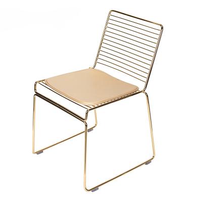 China Good Quality Comfortable European Creative Designer Style Modern Design Cafe Metal Indoor Outdoor Chair for sale