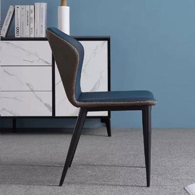 China Fashion Leisure Modern Design Ergonomic Luxury High Quality Luxury Leather Office Waiting Room Dining Chairs for sale