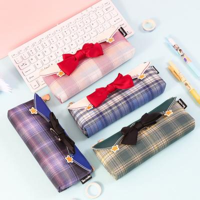 China Creative Fashion Pencil Stationery Box For Primary School Students Large Capacity Fabric Printing Logo Graduation Pen Bag Gift for sale