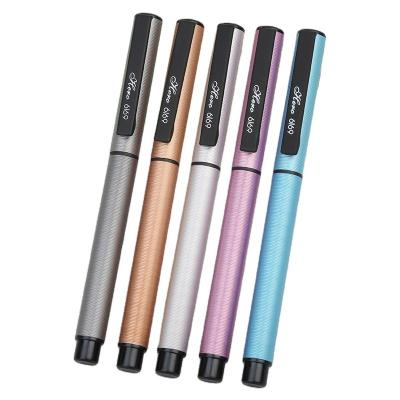 China Wholesale Multicolor Dark Metal Erasable Heat Sensitive Ink Paperback Student Calligraphy Pen Office Signature Pen for sale