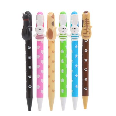 China Cute Gift 0.5mm gel ball pen Letters Pen Creative Pens For Writing Signature Cartoon Erasable Heat Sensitive Ink for sale