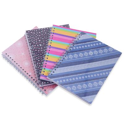 China Wholesale Cheap Custom Self-adhesive Design Spiral Coil Soft Cover A5 Spiral Notebook for sale