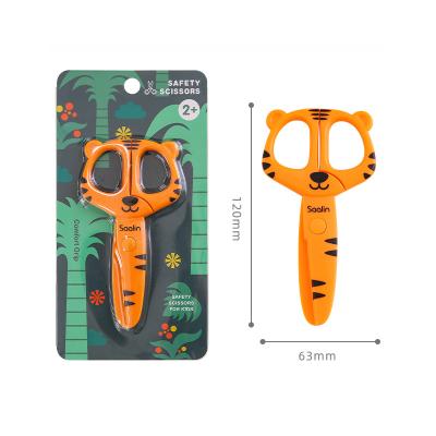 China Saalin Educational Children's Scissors Handmade Paper Cutting Scissors For Baby for sale