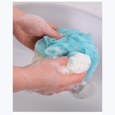 China Body New Arrivals Bathing Shower Blast Bath Cleaning Sponge Mesh Ball for sale