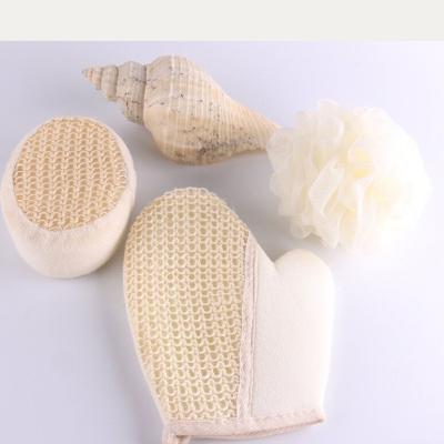 China Bathroom Rub Back Body Cellulose Bathroom Brushes Sisal Rubbing Brush Bath Sponge Set for sale