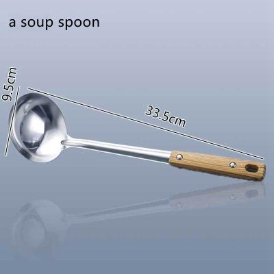 China Wooden Handle Stainless Steel Kitchenware Cookware Sets China Stainless Steel Kitchenware for sale