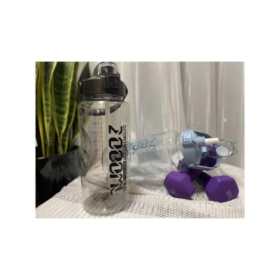 China China 2000ml Sustainable Sports PP Hot-selling Biodegradable Motivational Water Bottle for sale