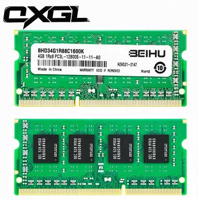 China Original LAPTOP Factor Wholesale Stock RAM 8GB DDR3 1600MHz PC3L-12800S SODIMM Memory For Laptop RAM for sale