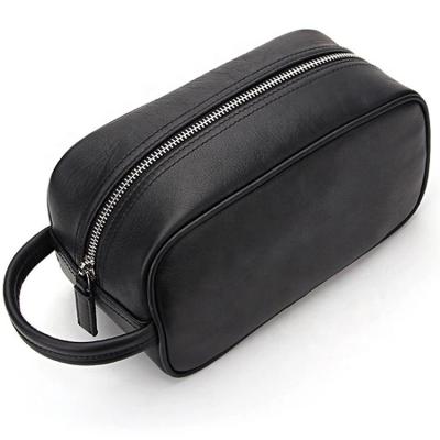 China Hot Sale Daily Used PU Leather Bag Splice Bags Travel Large Capacity Wash And Makeup Storage Cosmetic Bags for sale