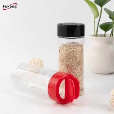 China Custom Shaker Spices Bottle Packaging Plastic Jars Free Samples 100Ml Viable for sale