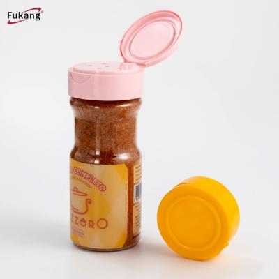 China Sustainable 100ml Food Grade Clear Plastic Spice Packaging Bottles for sale