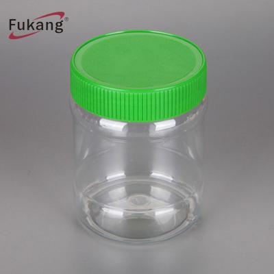 China Food 320ml PET Small Jam Jars , Plastic Bottles From Manila Philippines Wholesaler for sale