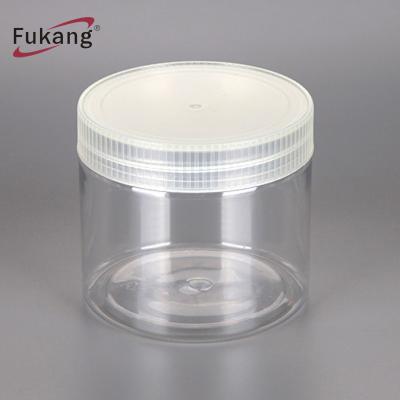 China Plastic Food Maker PET Food Jar With Screw Cap Lid for sale