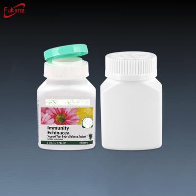 China Medicine 90ml HDPE Plastic Health , Supplement Bottles For Protein Powder for sale