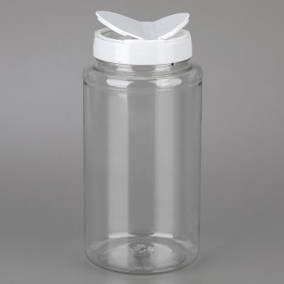 China Sustainable Food Grade PET Plastic Flavoring Bottle , Wholesale Plastic Spice Container for sale