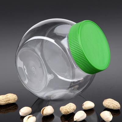 China Factory PET jar for cookie jelly toy food jam packing food grade candy plastic emty jar for sale