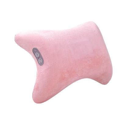 China Portable Relieve Heating Cervical Vibration Adjustment Pain 2 Speed ​​Fabric Massage Neck Skin-friendly Neck Pillow For Neck, Lumbar, Nap, Car for sale