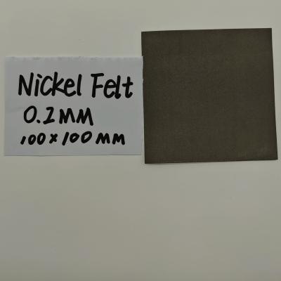 China 0.2mm Nickel Felt Environmentally Friendly Metal Porous Nickel Sintered Fiber Felt for sale