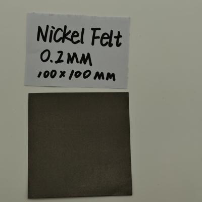 China Metal Porous Nickel Sintered Metal Fiber Felt 0.2mm Environmentally Friendly for sale