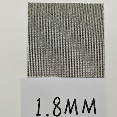 China 1.8 mm Titanglas Asymmetrische poröse Sinterplatte zu verkaufen